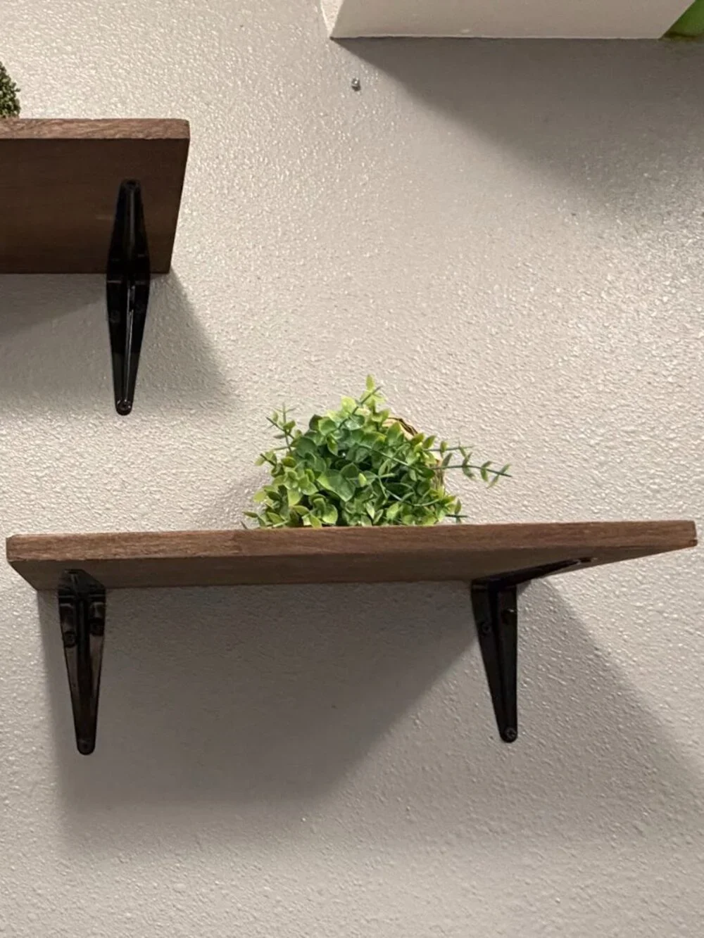 Shelving Set of 3 Wooden Display Shelving Units with Brackets 15.5